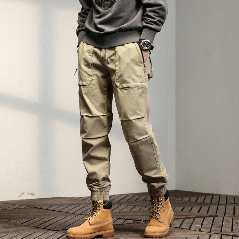 Herren Cargo-Hose Multifunktional mit verstellbarem Bund Outdoor
