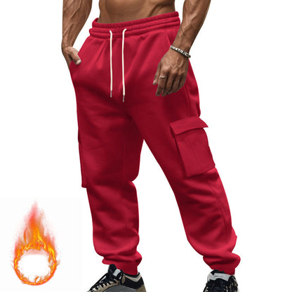 Herren Jogginghose Cargo Bequem mit Seitentaschen