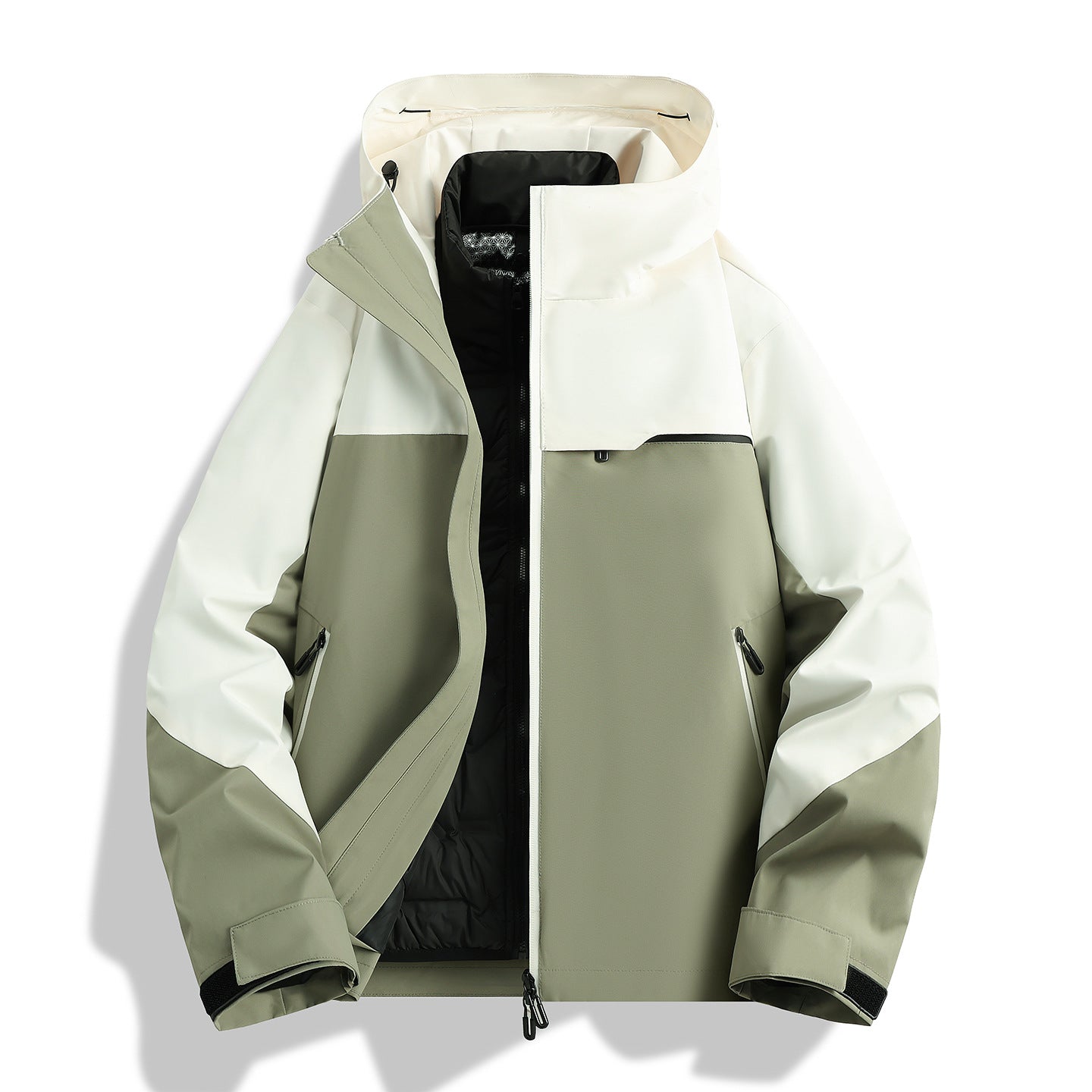 Herren Outdoor-Jacke wasserfest mit Kapuze Isolierung