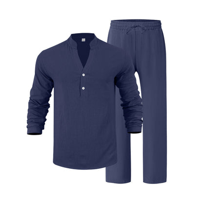 Herren Schlafanzug Bequem Glamour Schwarz - BerlinGlamour
