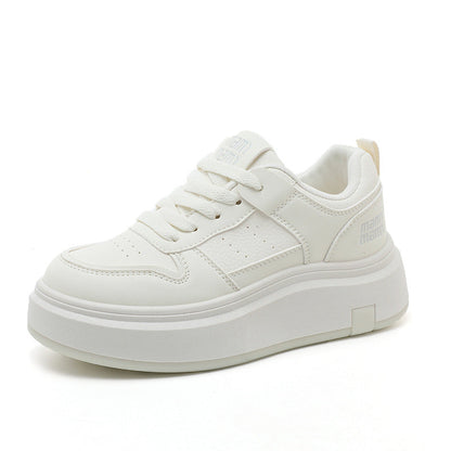 Damen Sneaker Bequem Chunky Atmungsaktiv Weiß - BerlinGlamour