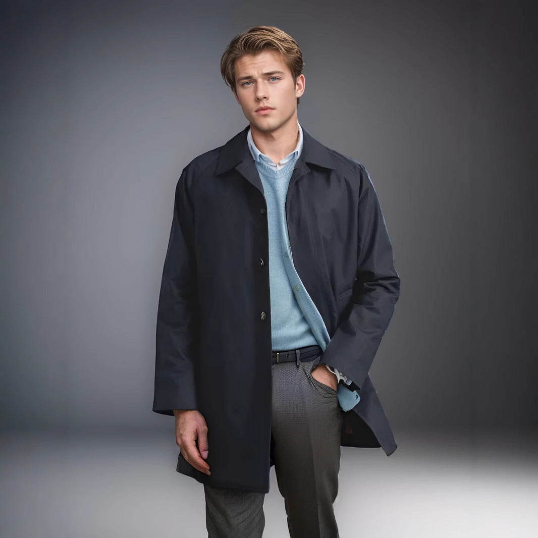 Herren Übergangsjacke Modern Slim Fit mit Stehkragen - BerlinGlamour
