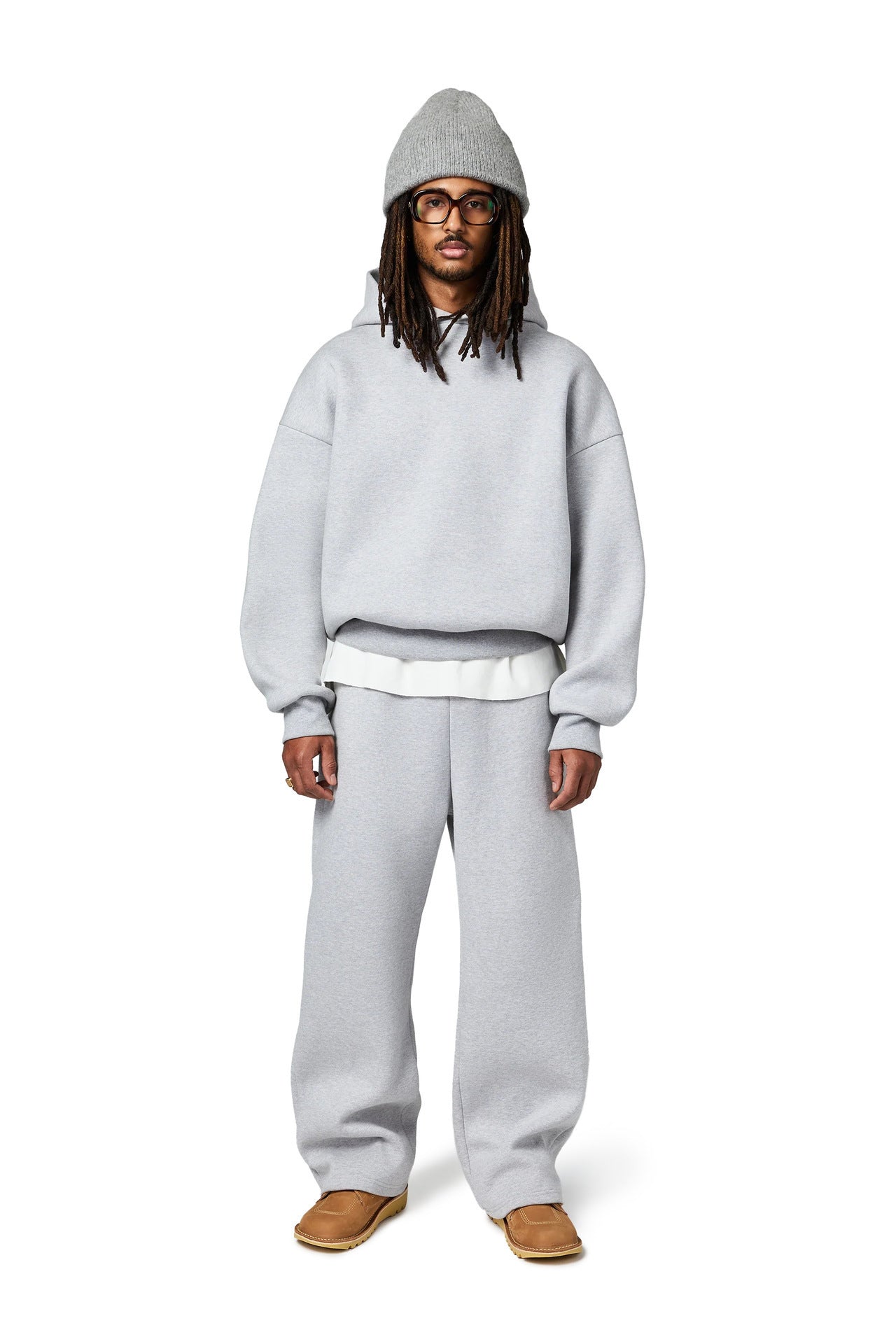 Herren Sweatanzug Oversized Kapuze Modern