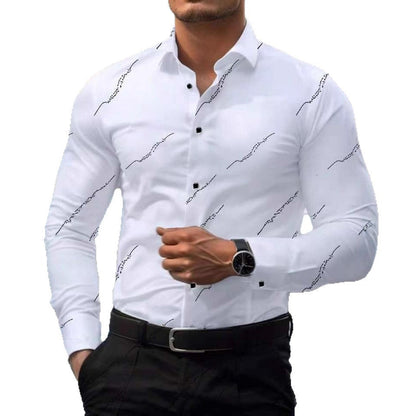 Herren Hemden Elegant mit Trend Druck Modern