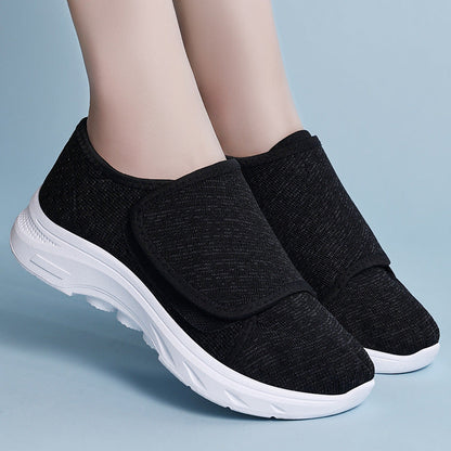 Damen Sneaker Atmungsaktiv Slip-On Sportschuhe Bequem