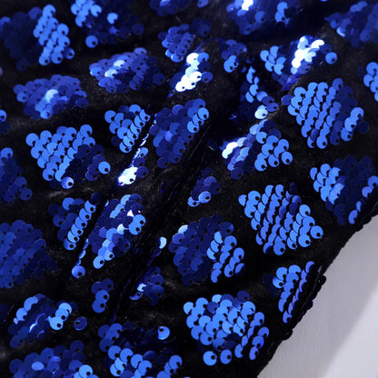 Herren Bomberjacke Glitzernd mit Strasssteinen Modern