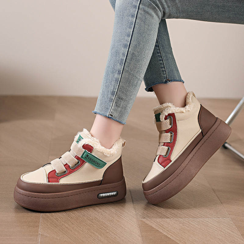 Damen Winter Sneaker Warm Innenfutter Rutschfest