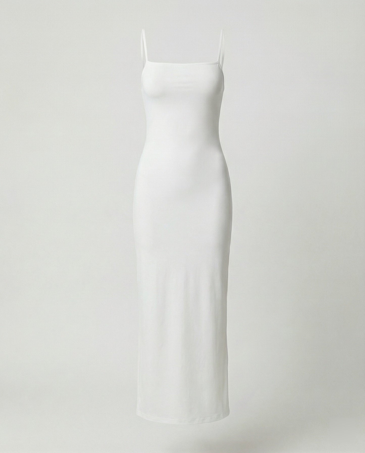 Damen Midikleid Elegantes Spaghettiträger Kleid Sommer