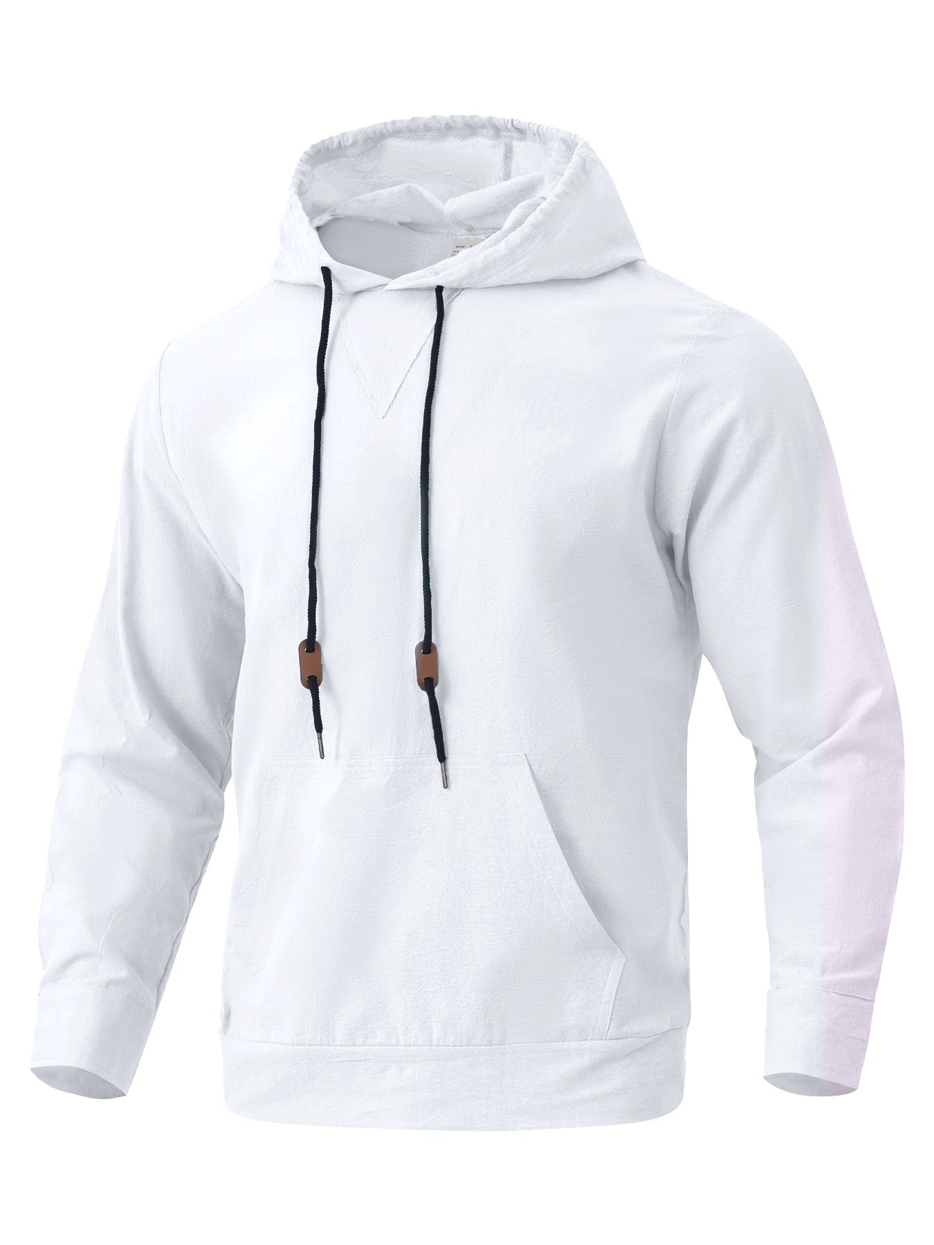 Kapuzenpullover Herren Lässig V-Ausschnitt Mit Taschen