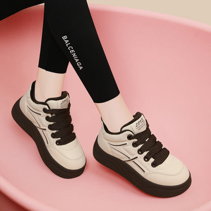 Damen Sneaker High-Top Leicht Kuschelig Komfort Schuhe