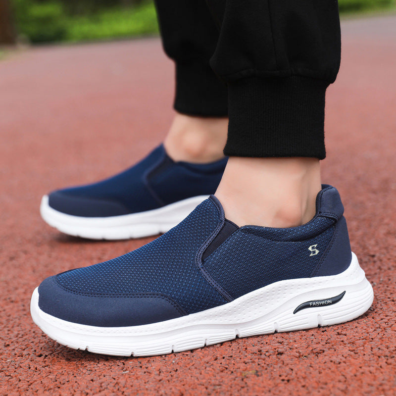 Damen Sneaker Bequem Atmungsaktiv Weiße Sportschuhe
