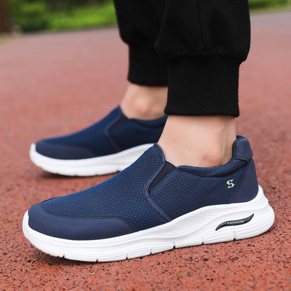 Damen Sneaker Bequem Atmungsaktiv Weiße Sportschuhe