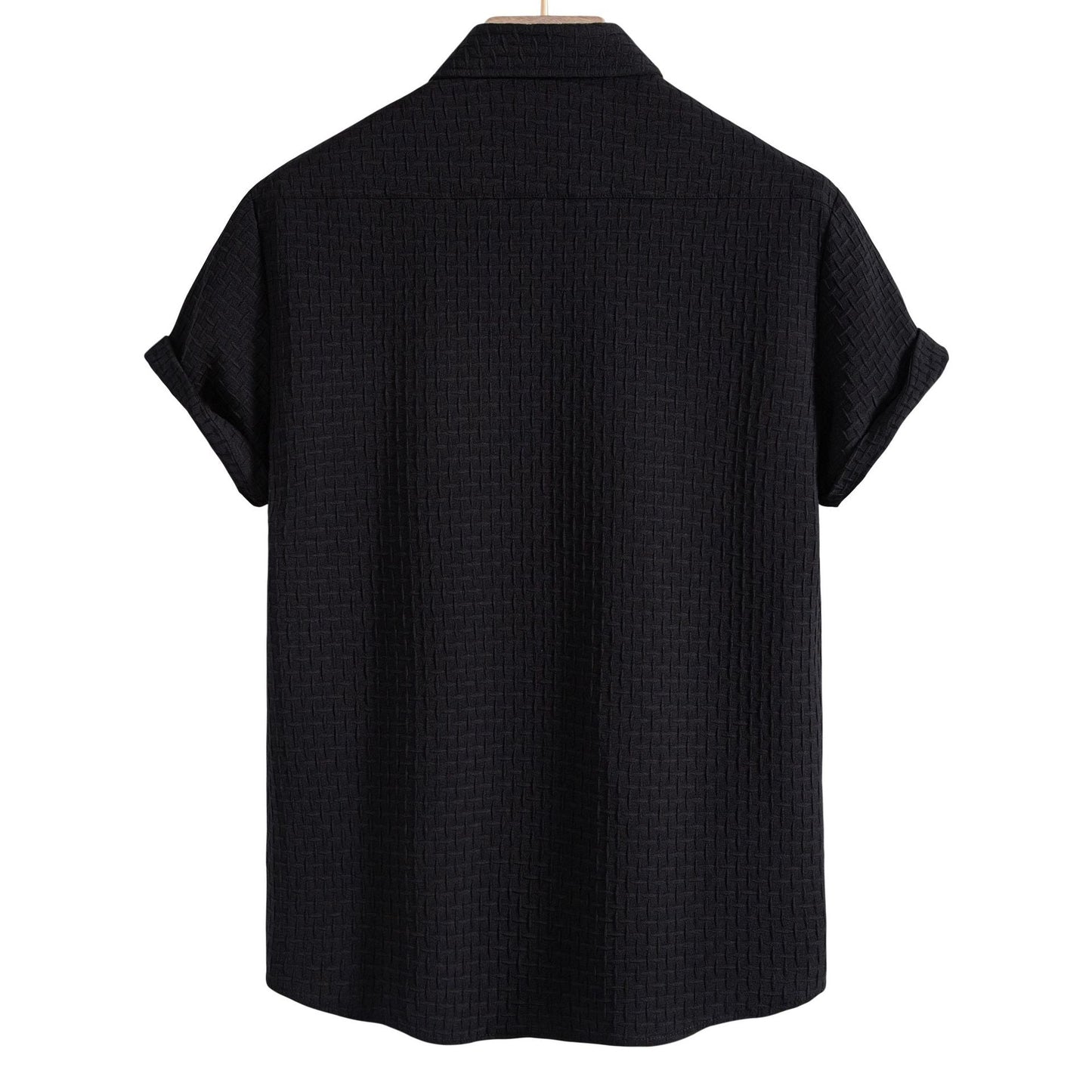 Herren Kurzarmhemd Atmungsaktiv Elegant Modern