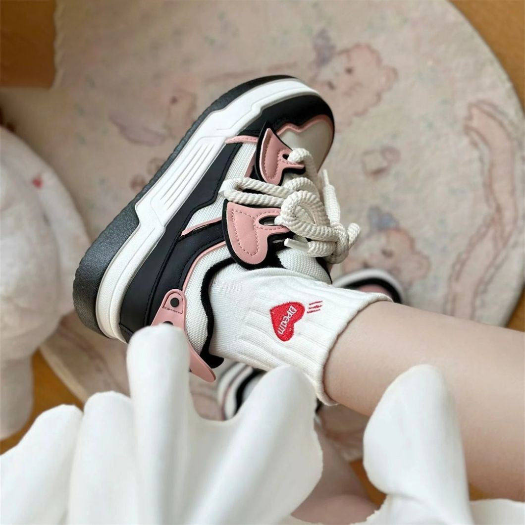 Damen Sneaker Sportlich Farbenfroh Verstellbar - BerlinGlamour