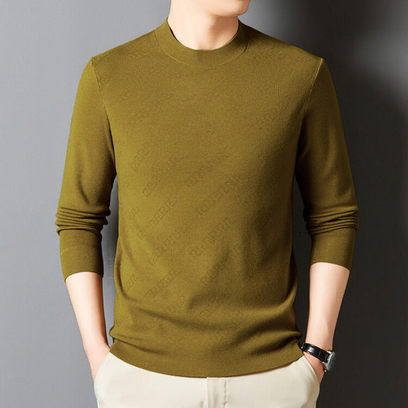 Herren Pullover Rundhals Eleganter Baumwolle Qualität