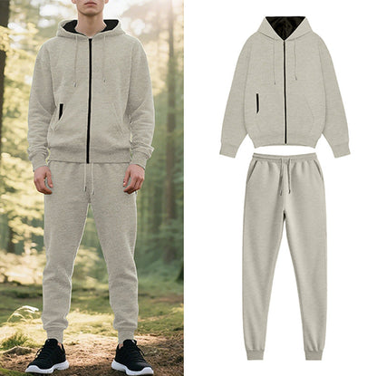 Herren Sportanzug Jogginghose Kapuzenpullover Bequem Modern