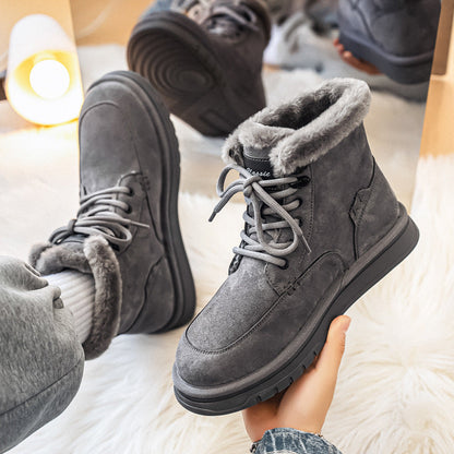 Damen Winterstiefel Warm Isoliert Rutschfest Sportlich