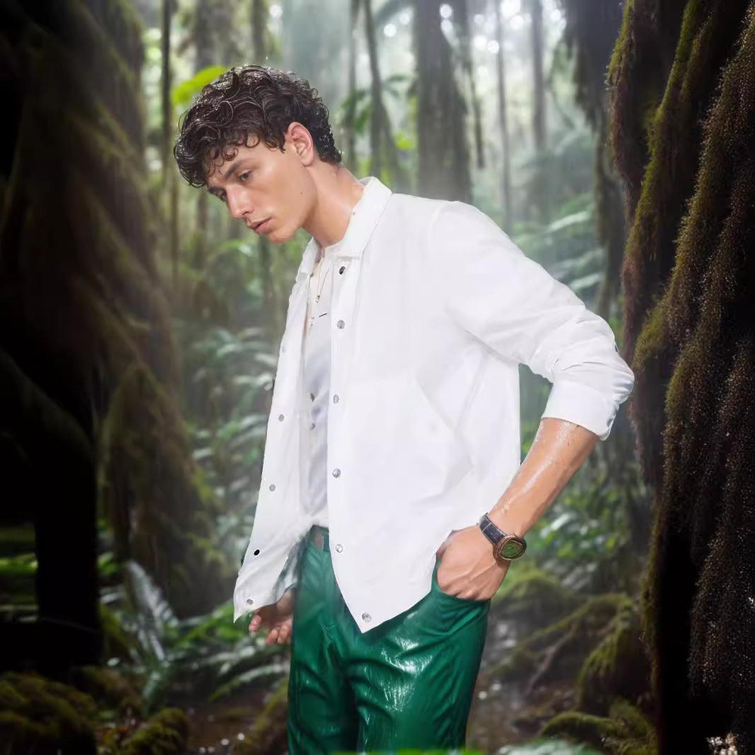 Herren Übergangsjacke Modern mit Taschen Wasserabweisend