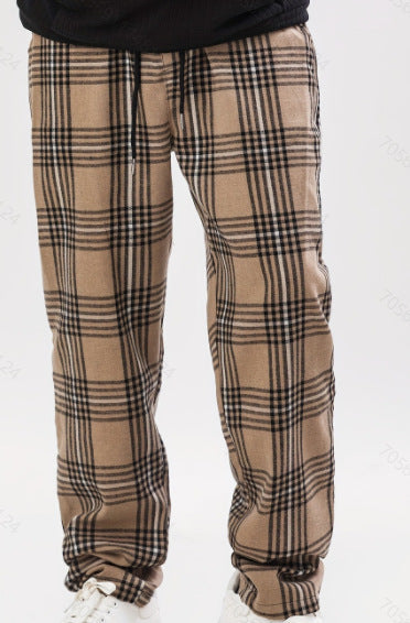 Herren Freizeithose Gemustert Bequem Mit Gummizug