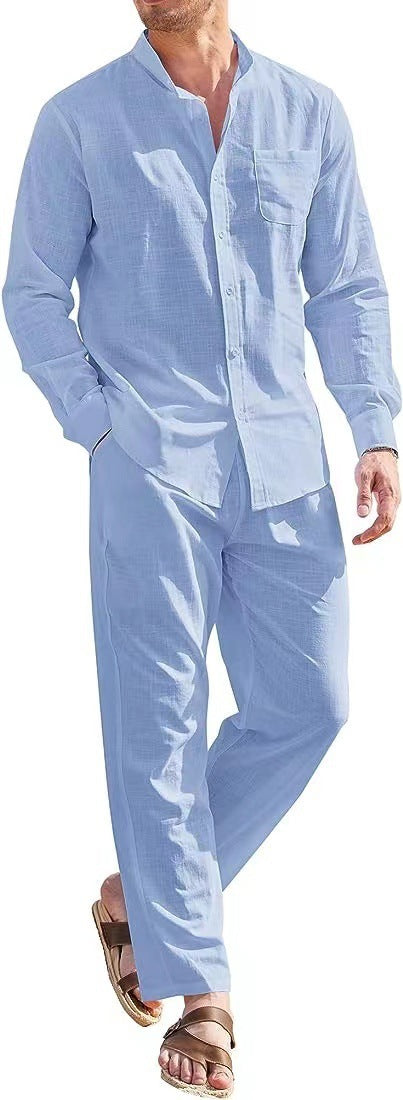 Herren Hemd Langarm Elegant mit passender Hose