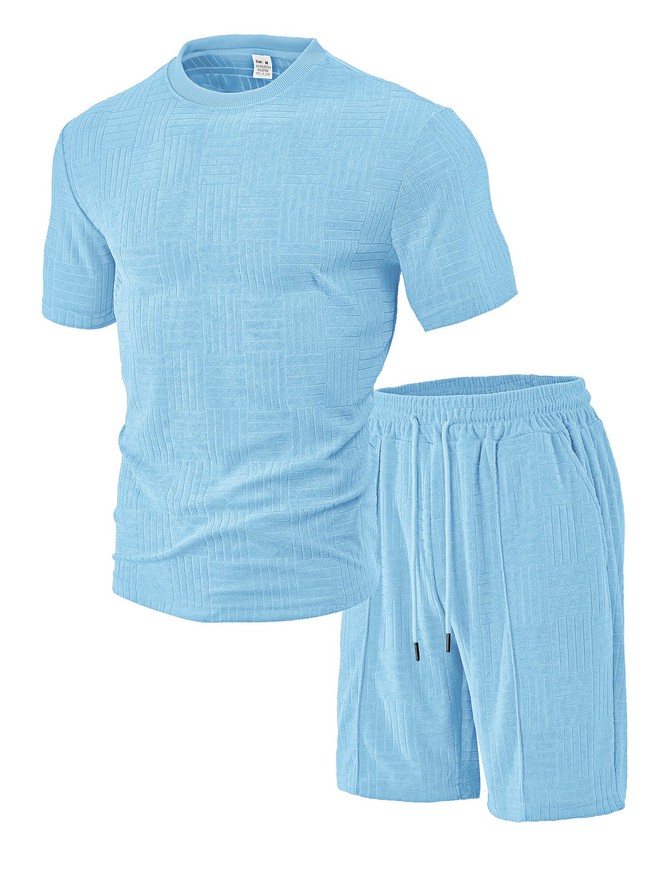 Herren Sport-Outfit Atmungsaktiv Kurzarmshirt Shorts Lauf
