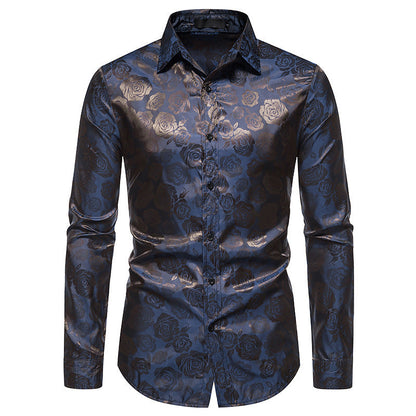 Herren Hemd Floral Elegant Glanz Berlin