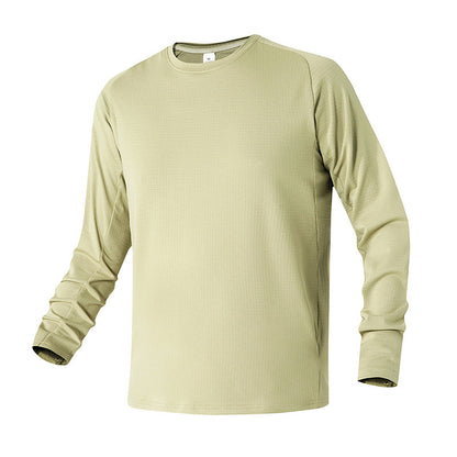 Herren Langarmshirt Funktionsshirt Atmungsaktiv Sportlich Modern