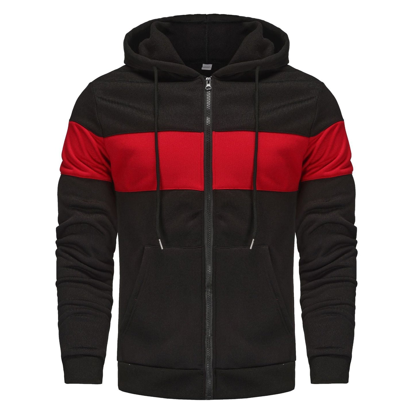 Herren Sportjacke Kapuzenjacke Atmungsaktiv Reißverschluss