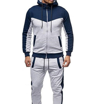 Herren Jogginganzug Sportlich mit Kapuze und Taschen