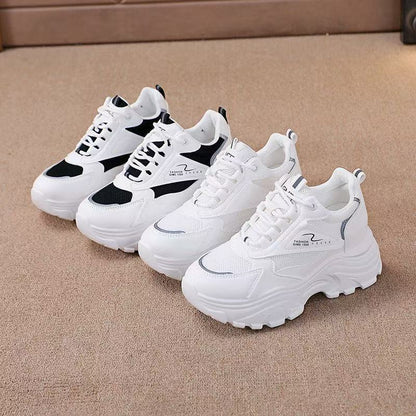 Damen Sneaker Chunky Sportschuhe atmungsaktiv rutschfest