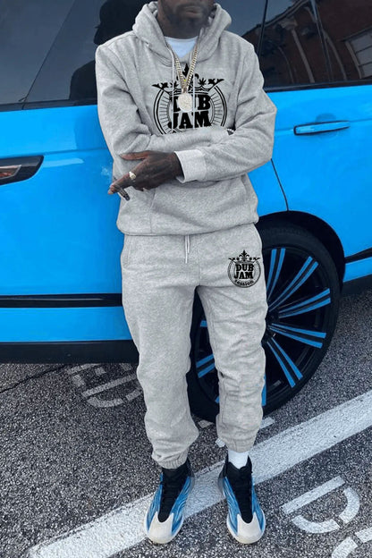 Herren Hoodie Set Grafikdruck Sportlich Modern