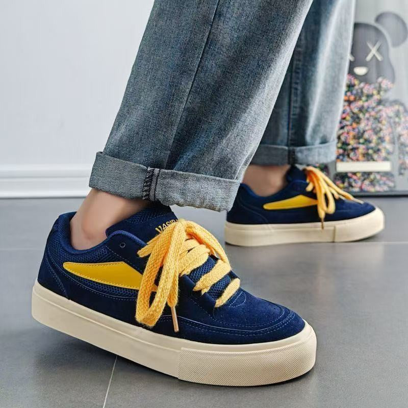Damen Sneaker Sportlich Velours Leder Bequem - BerlinGlamour