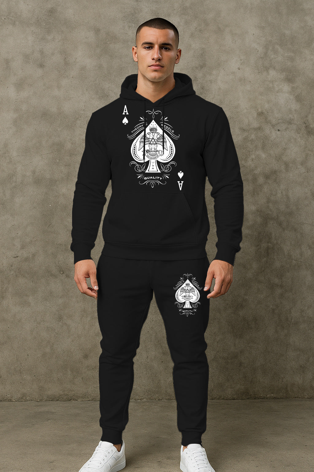 Herren Hoodie Sportlich mit Grafik-Design