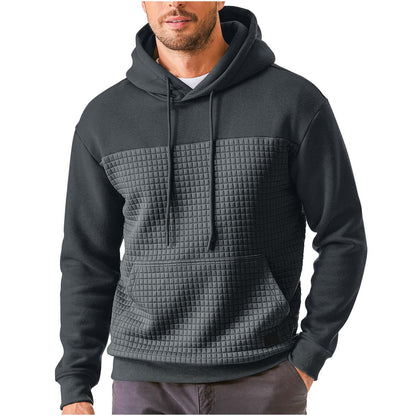 Herren Kapuzenpullover Strukturiert Modern Trendig