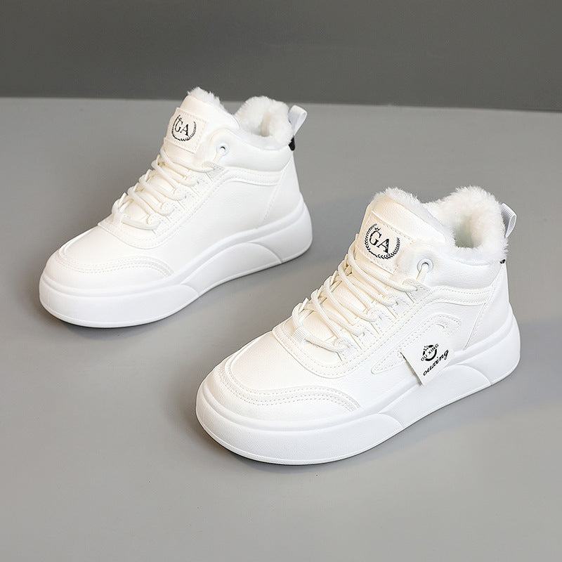 Damen Winter Sneaker Warm Fleece Innensohle Rutschfest