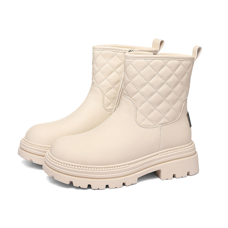 Damen Winterstiefel Warm Weich Innenfutter Robust