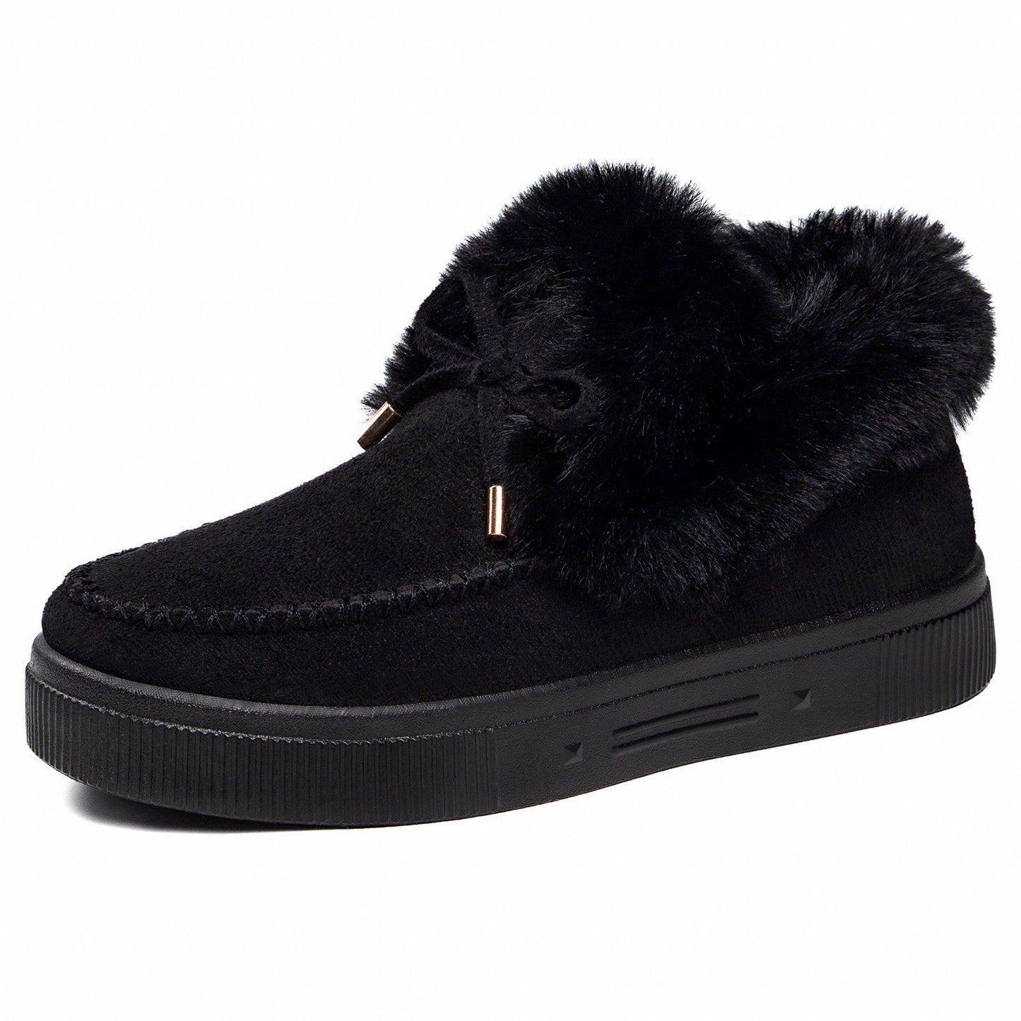 Damen Sneaker Bequem Kuschelig Elegant