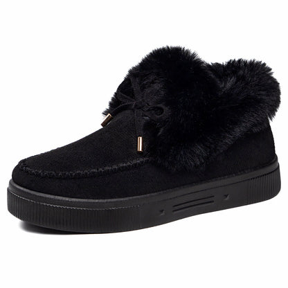Damen Sneaker Bequem Kuschelig Elegant