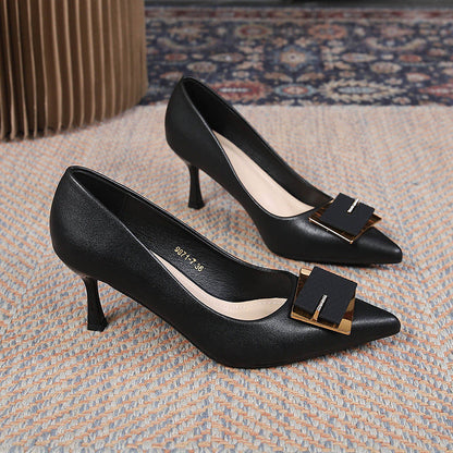 Damen Pumps Elegant mit Schmuckdetail High Heel