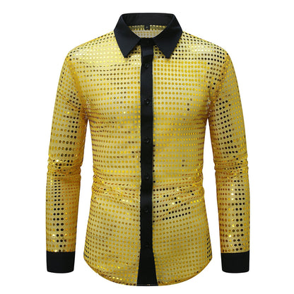 Herren Hemd Modern mit Netzdesign Trendig