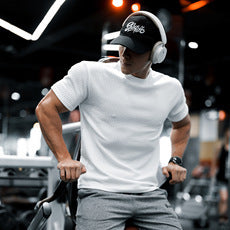 Herren Fitnessshirt Strukturiert atmungsaktiv Sport