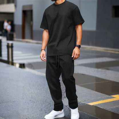 Herren Sportset Modern Geometrisches Design - BerlinGlamour