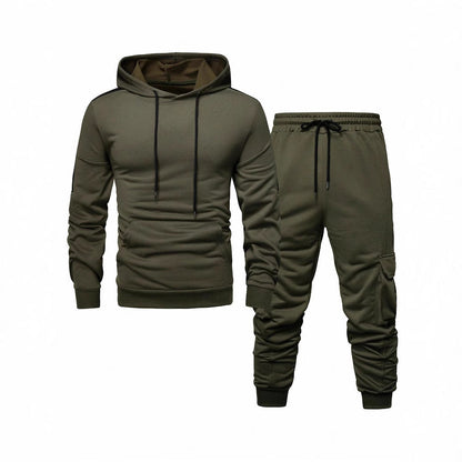 Herren Jogginganzug Komfortabel mit Taschen Sportlich