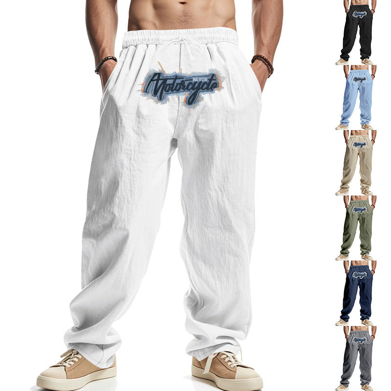 Bequeme Herren Freizeit-Hose Elastisch Mit Taschen