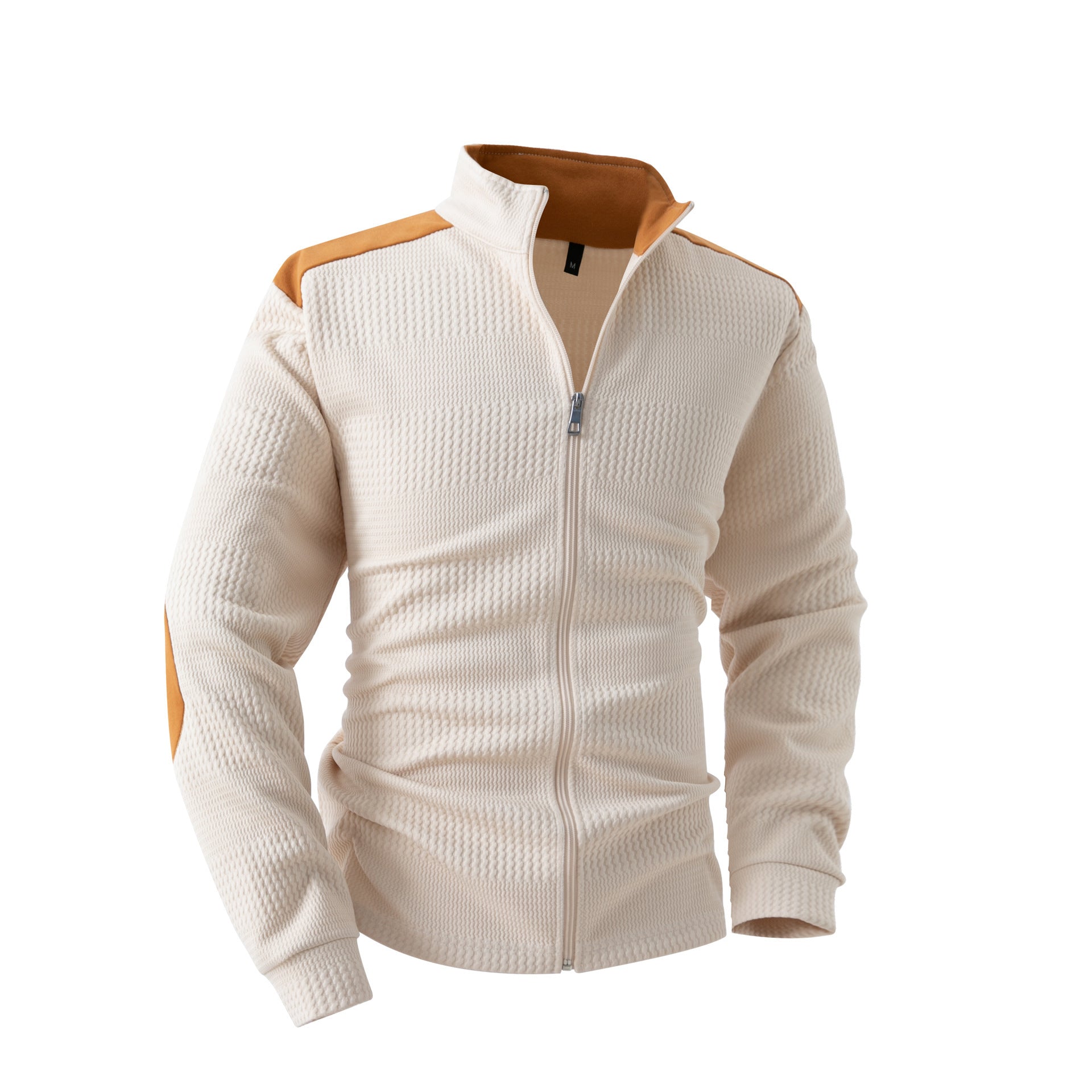 Herren Trainingsjacke Sportlich Elastisch Reißverschluss - BerlinGlamour