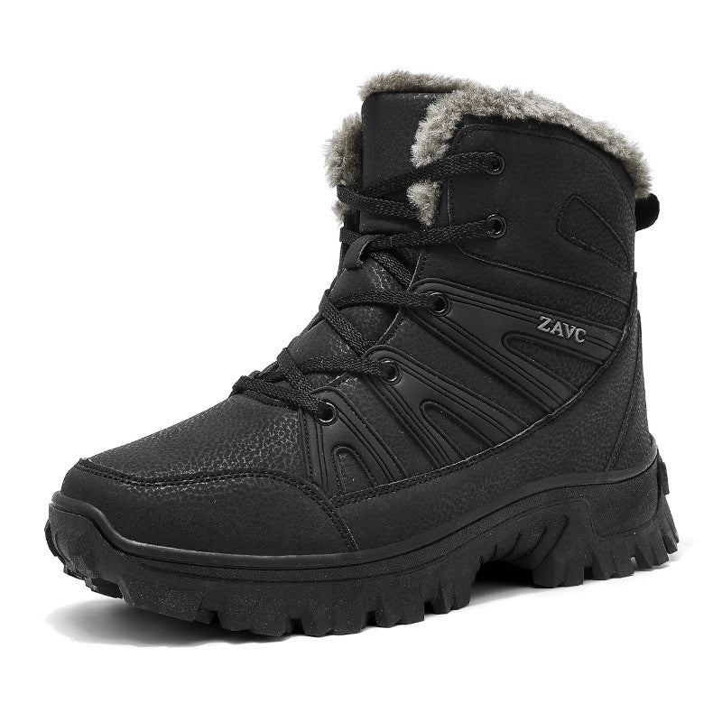 Damen Winterstiefel Warmfutter Rutschfest Schnell Schnürsystem