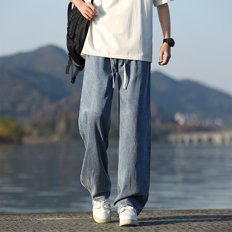Bequeme Herren Jeans Hose mit verstellbarem Bund Baumwolle - BerlinGlamour