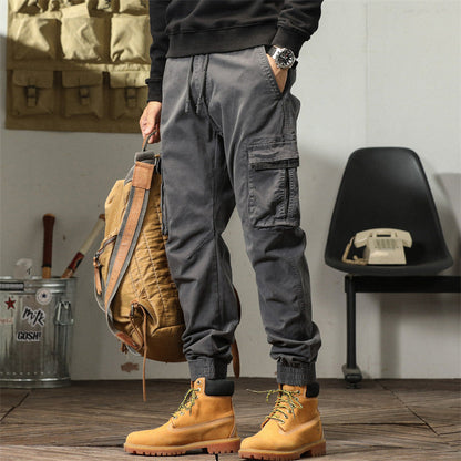 Herren Cargo-Hose Elegant mit Taschen Elastisch Modern