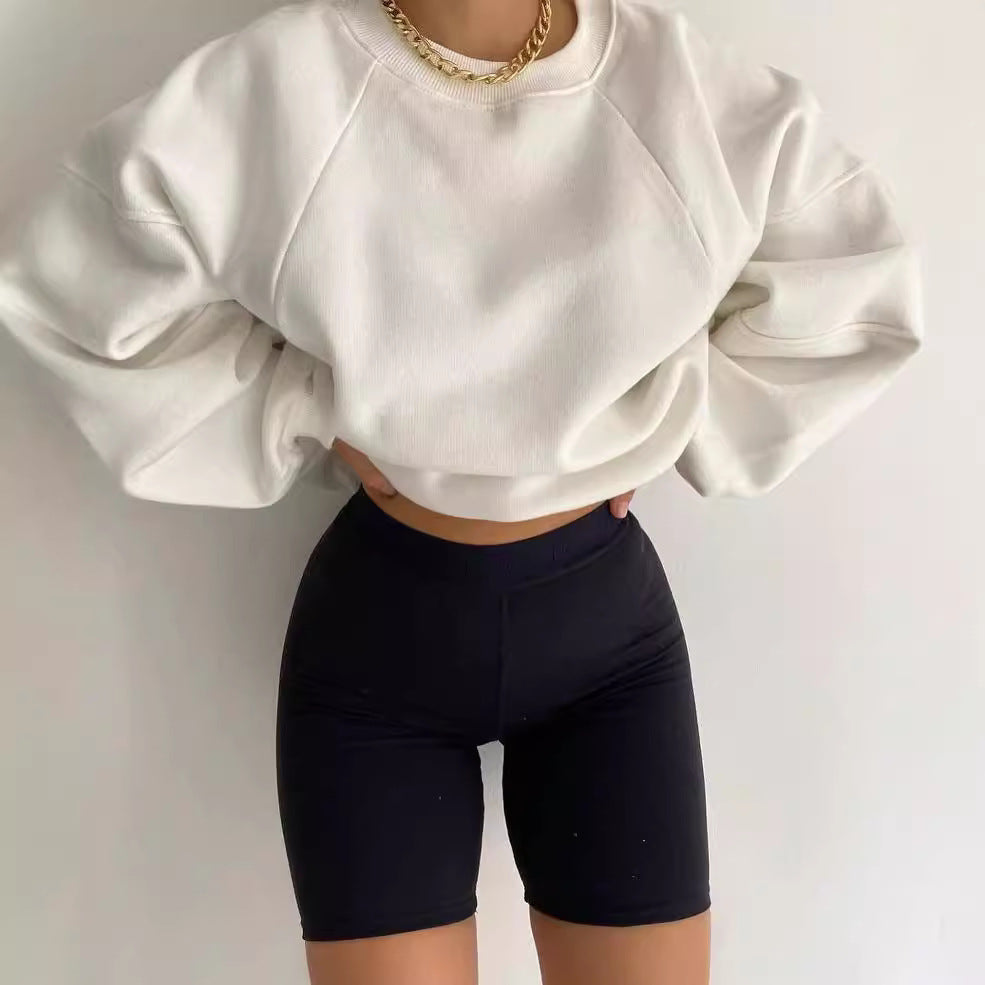 Damen Sweatshirt Oversized Große Ärmel Komfortabel