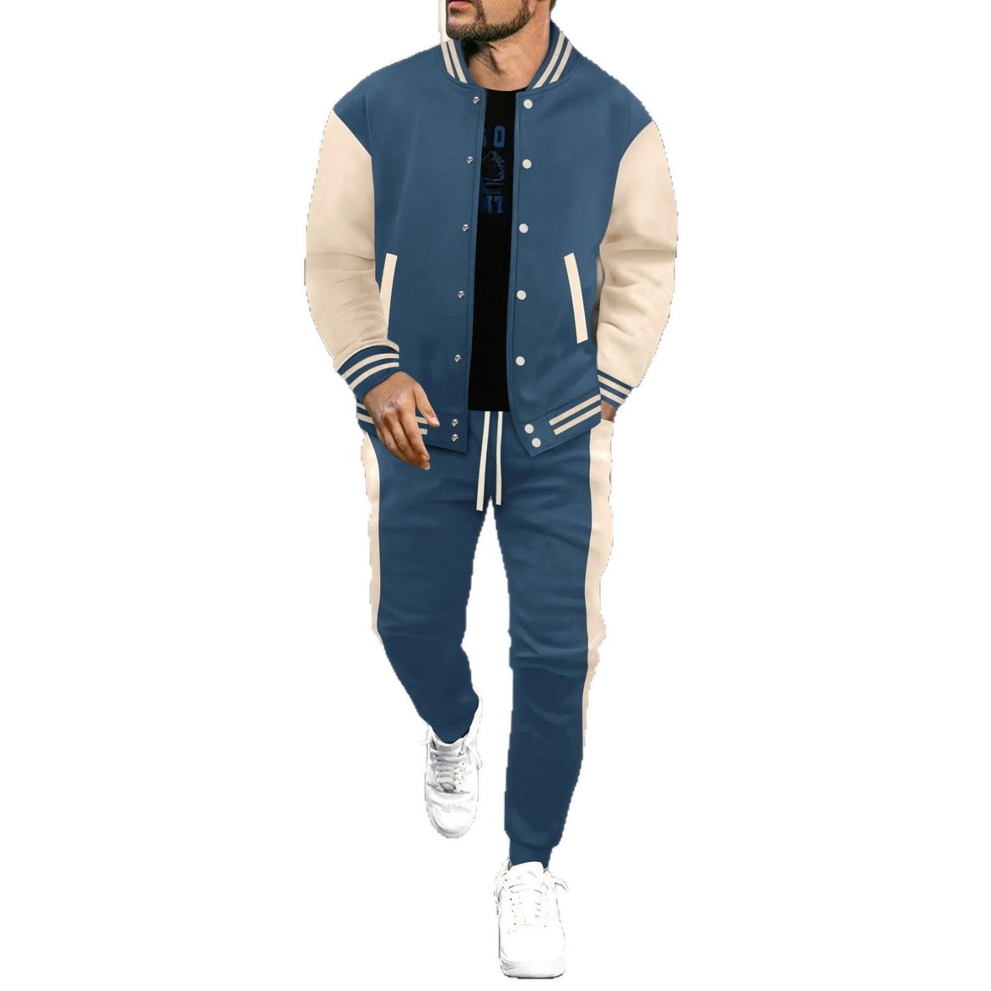 Herren Freizeitanzug Atmungsaktiv Bequem Jogginghosen Modern